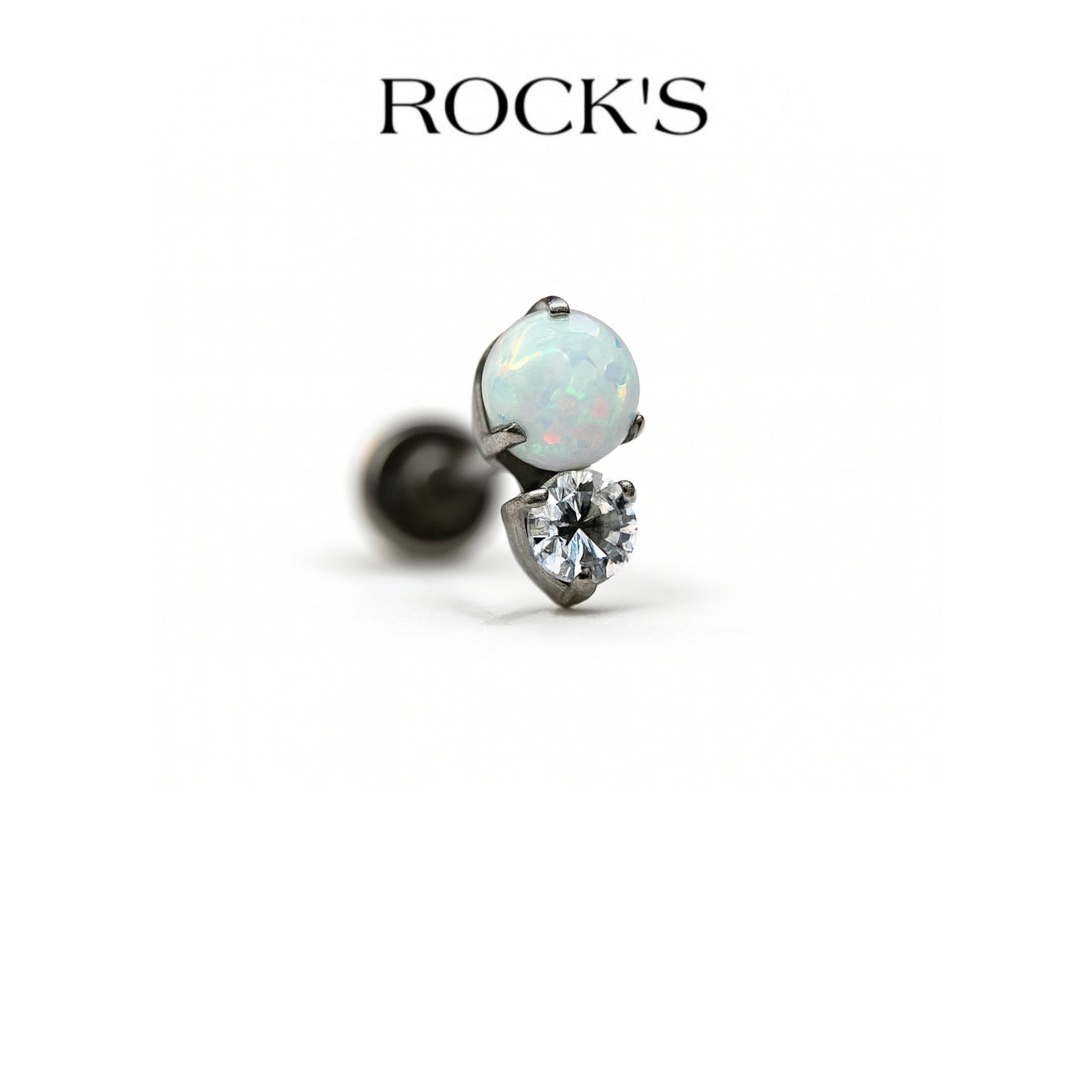 Aurea Opal Titanyum Piercing