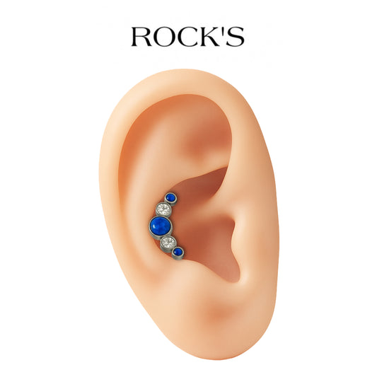 Aurora Opal Titanyum Piercing