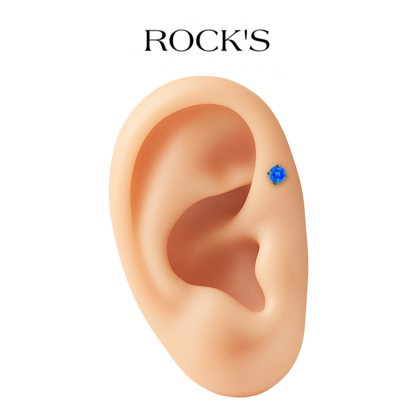 Cyanis Opal Titanyum Piercing