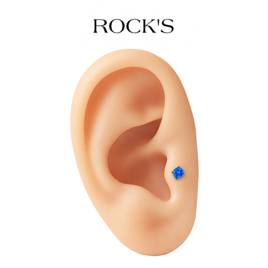 Cyanis Opal Titanyum Piercing