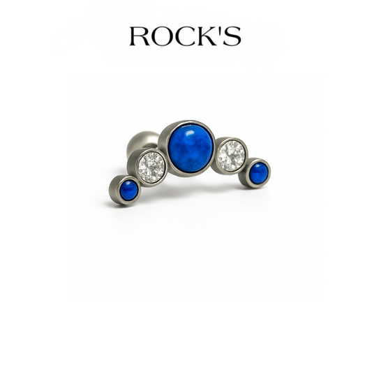 Aurora Opal Titanyum Piercing