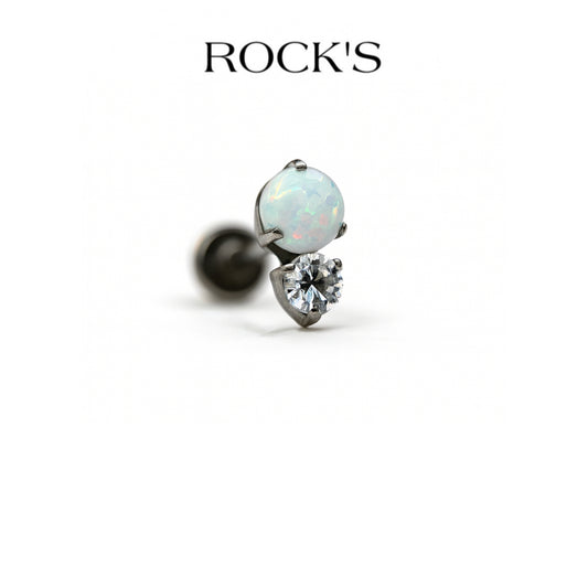 Aurea Opal Titanyum Piercing