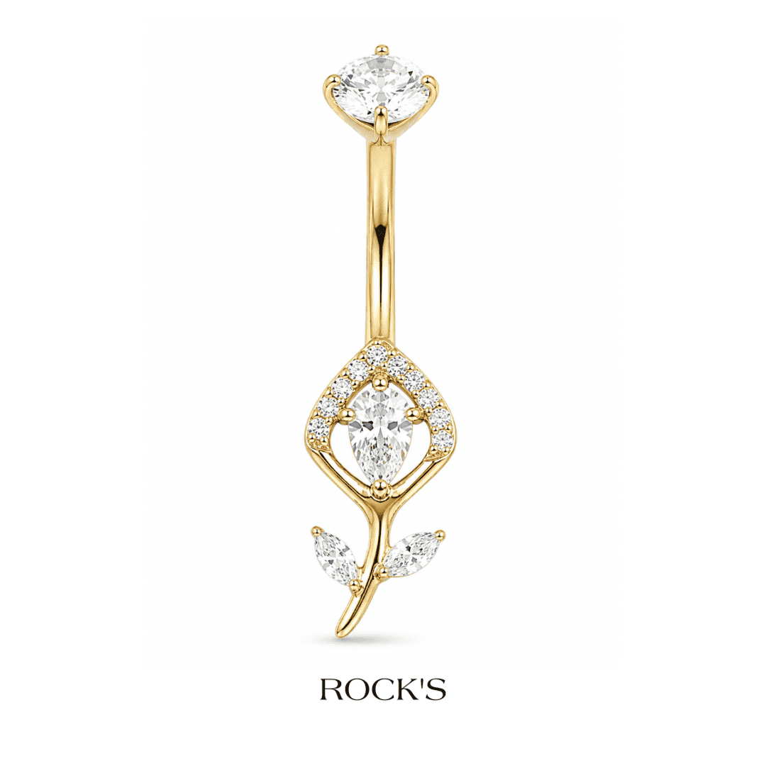 Rosalia Titanyum Göbek Piercing
