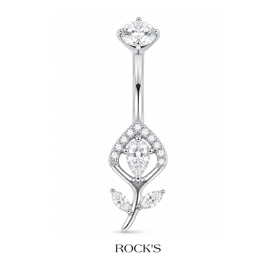 Rosalia Titanyum Göbek Piercing
