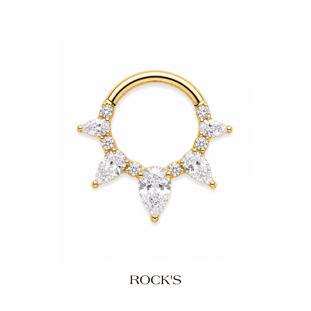 Velmira Titanyum Halka Piercing