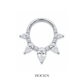 Velmira Titanyum Halka Piercing