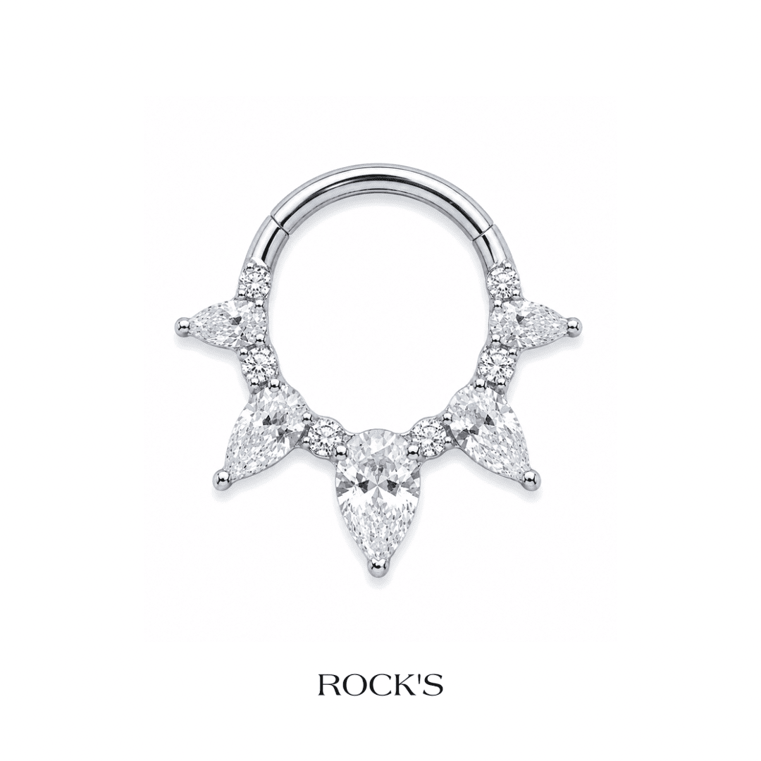 Velmira Titanyum Halka Piercing