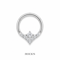 Evadne Titanyum Halka Piercing