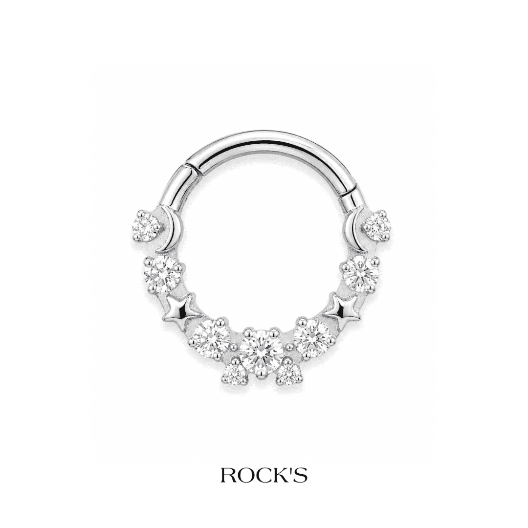 Asteria Titanyum Halka Piercing