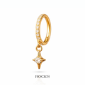 Eclipse Star Titanyum Halka Piercing