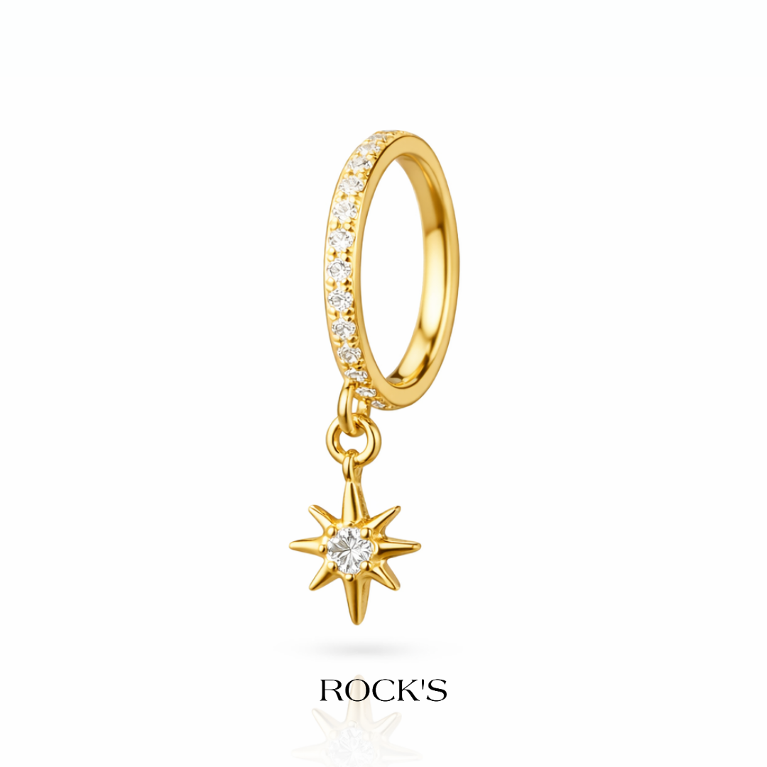 Eclipse Sol Titanyum Halka Piercing