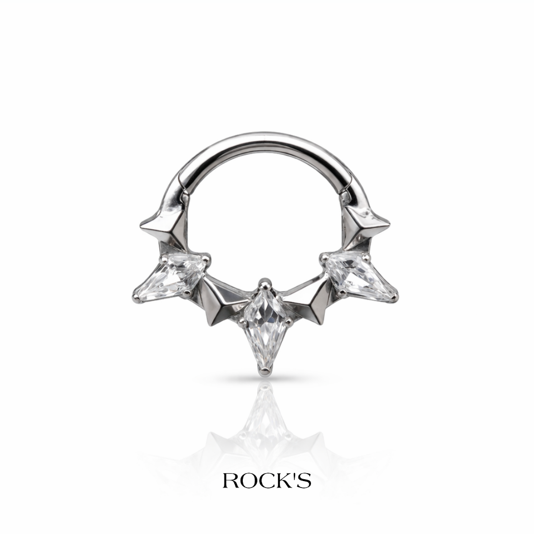 Fang Titanyum Halka Piercing