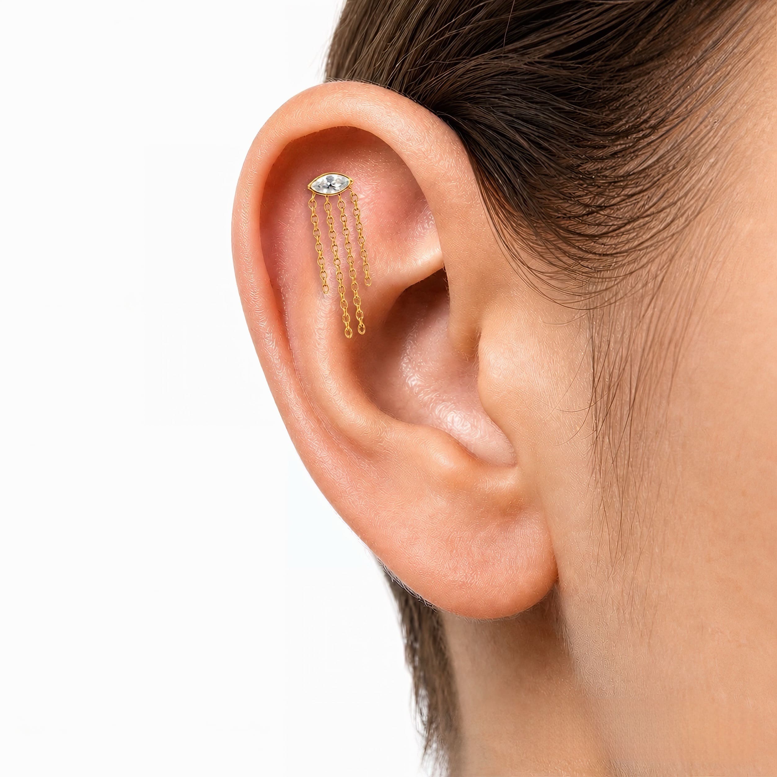 Obsera Sallantılı Titanyum Piercing