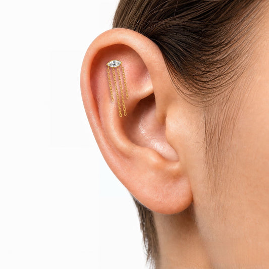 Obsera Sallantılı Titanyum Piercing