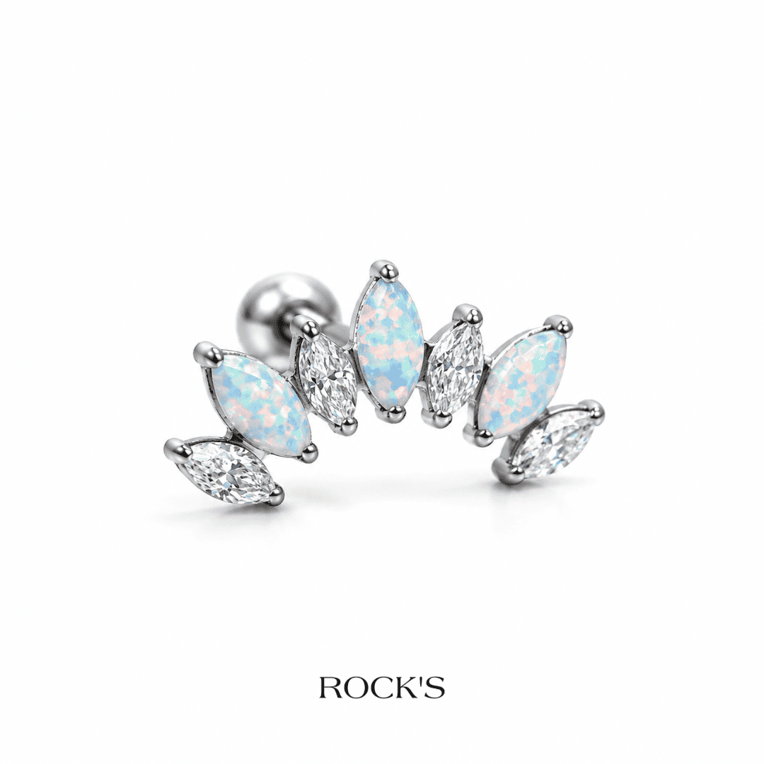 Aurelis Opal Titanyum Piercing