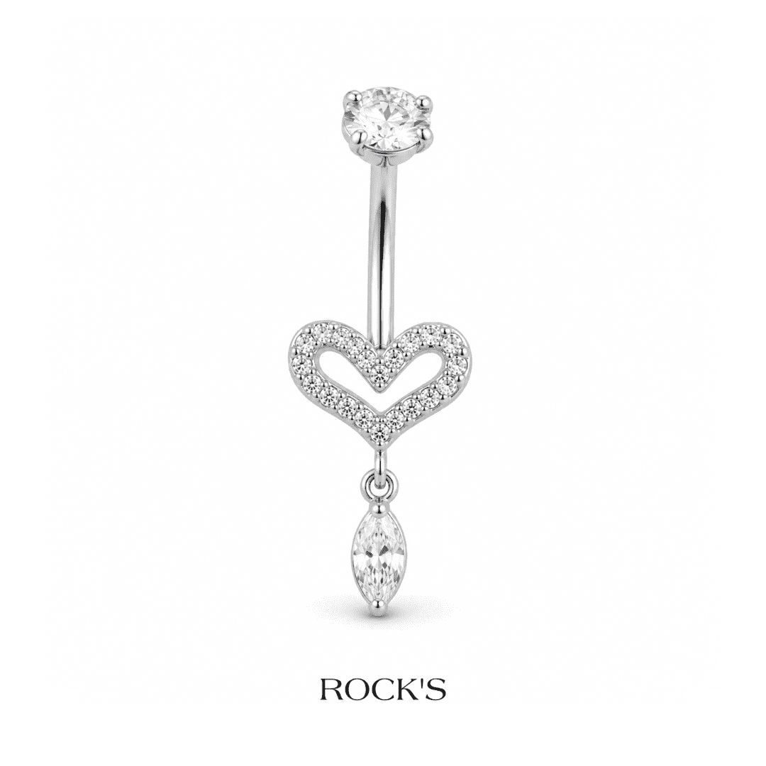Lovenza Sallantılı Çelik Göbek Piercing