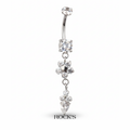 Flora Titanyum Göbek Piercing
