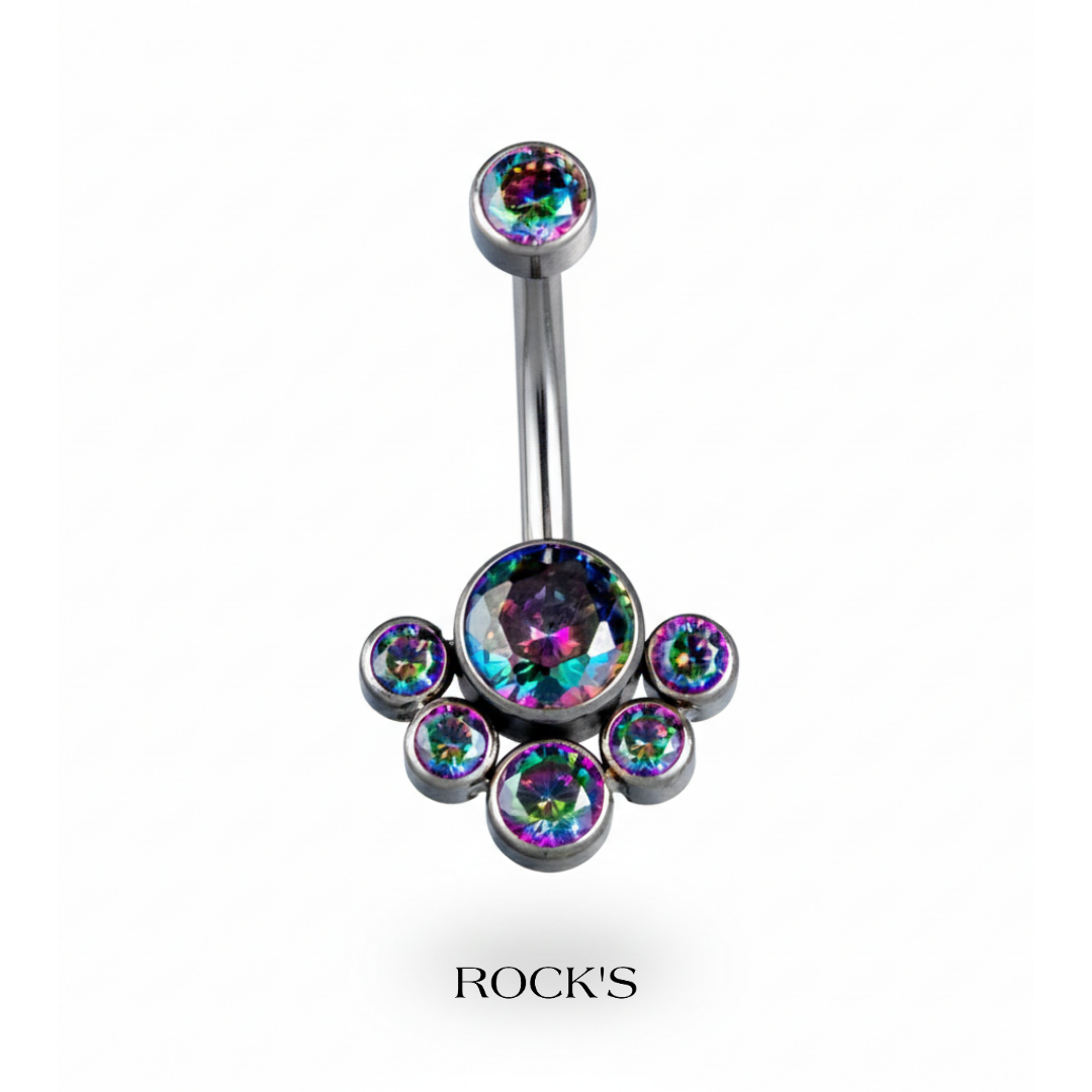 Halo Titanyum Göbek Piercing