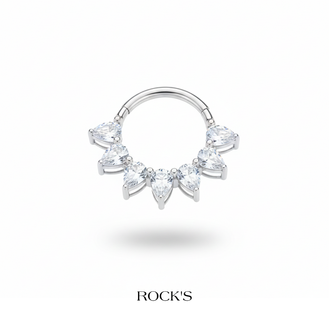 Tiara Titanyum Halka Piercing