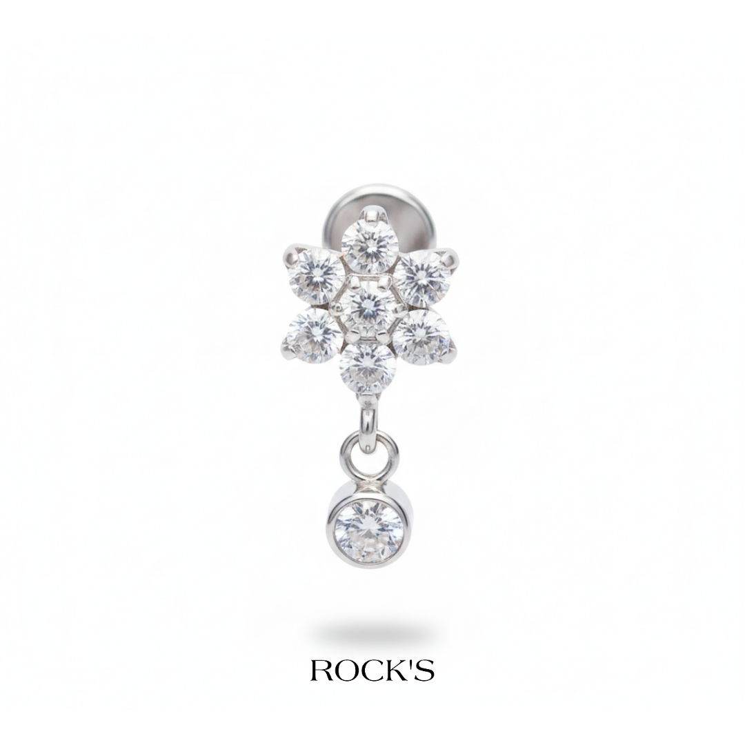 Bloom Sallantılı Titanyum Piercing