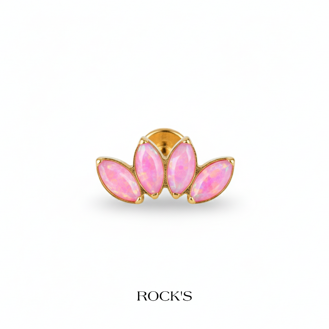 Rosaria Opal Titanyum Piercing