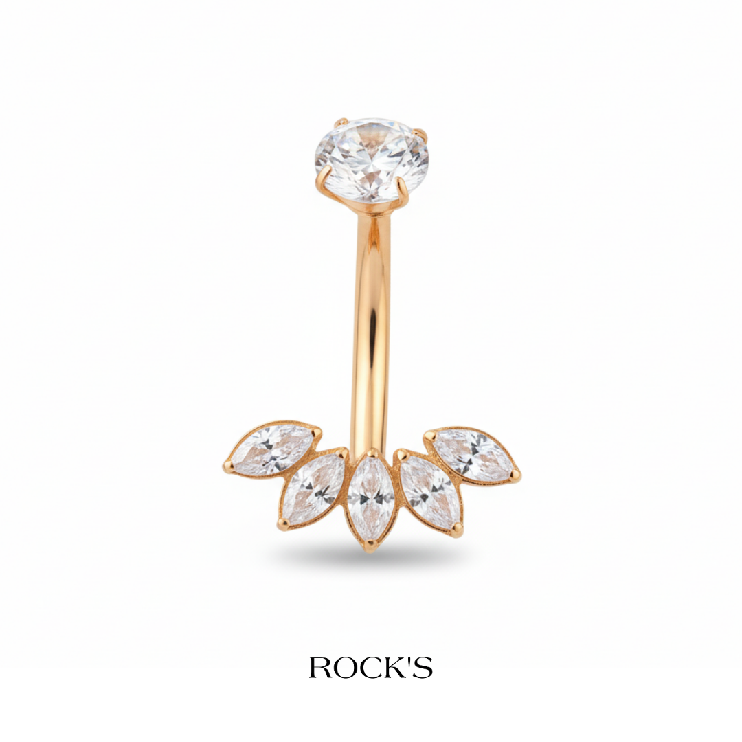 Laurelia Titanyum Göbek Piercing