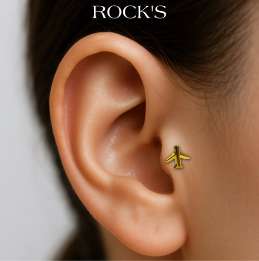 Voyager Altın Renk Titanyum Piercing