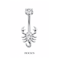 Scorpio Titanyum Göbek Piercing