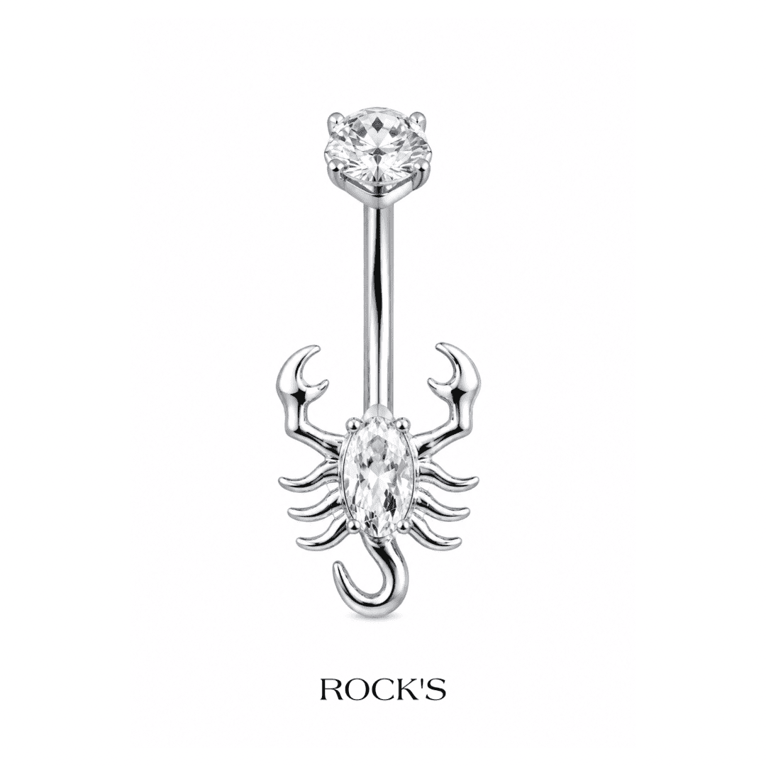 Scorpio Titanyum Göbek Piercing