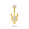 Scorpio Titanyum Göbek Piercing