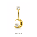 Moonlight Titanyum Göbek Piercing