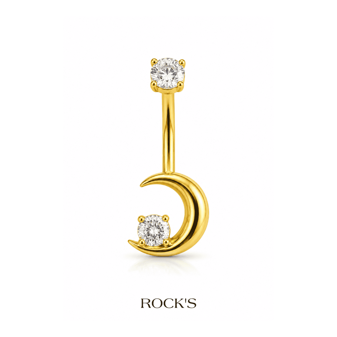 Moonlight Titanyum Göbek Piercing