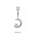 Moonlight Titanyum Göbek Piercing