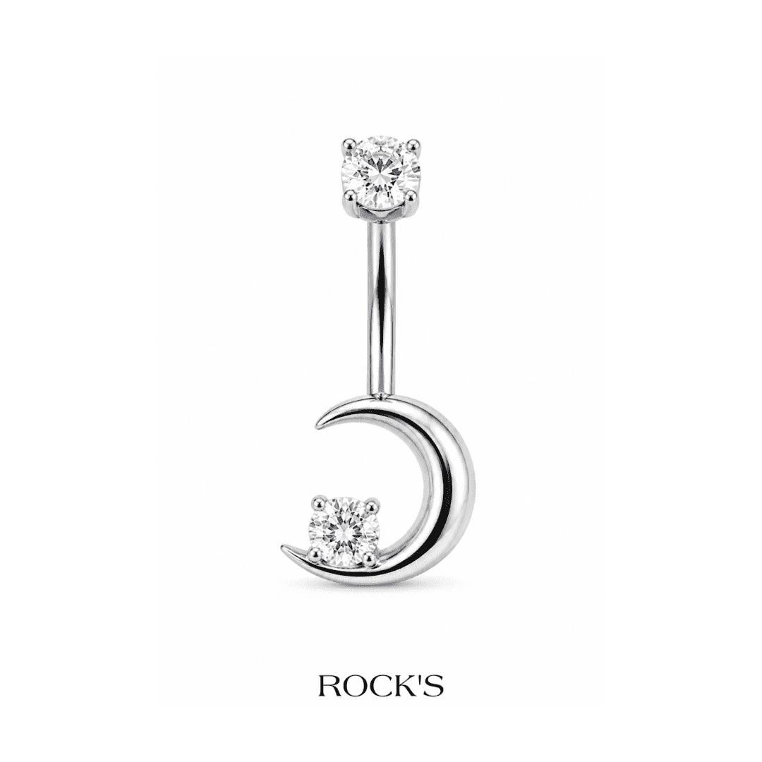 Moonlight Titanyum Göbek Piercing
