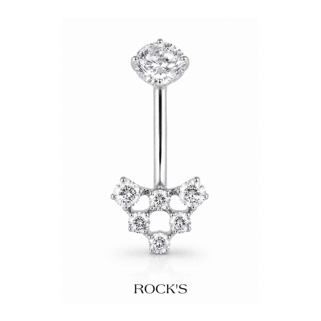 Glacielle Titanyum Göbek Piercing