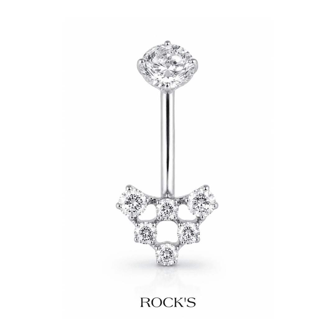 Glacielle Titanyum Göbek Piercing