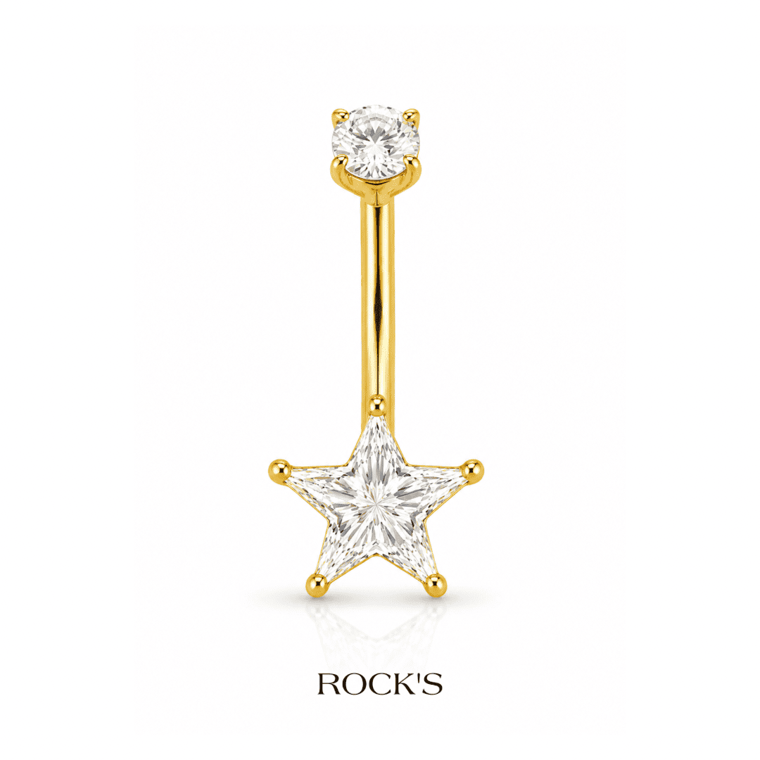 Zenith Titanyum Göbek Piercing