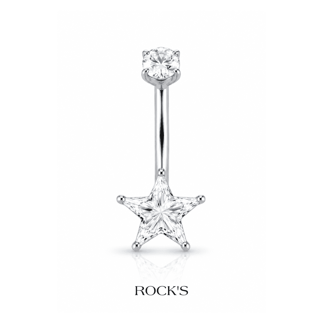 Zenith Titanyum Göbek Piercing