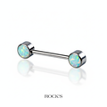Halycyon Opal Titanyum Nipple Piercing