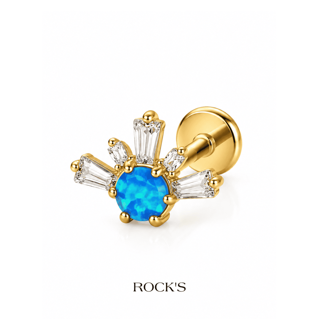 Calypso Titanyum Opal Piercing