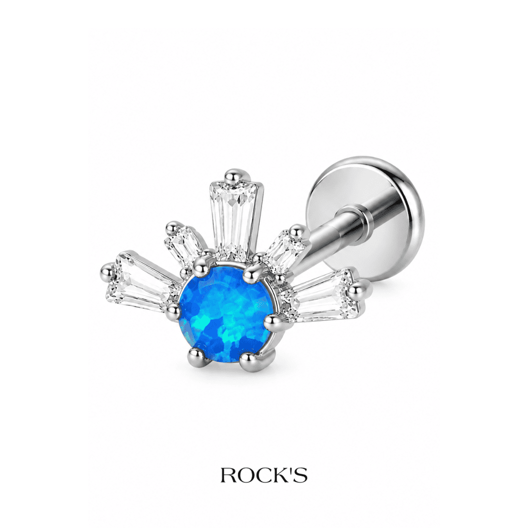 Calypso Titanyum Opal Piercing