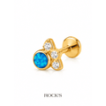 Nebula Titanyum Opal Piercing