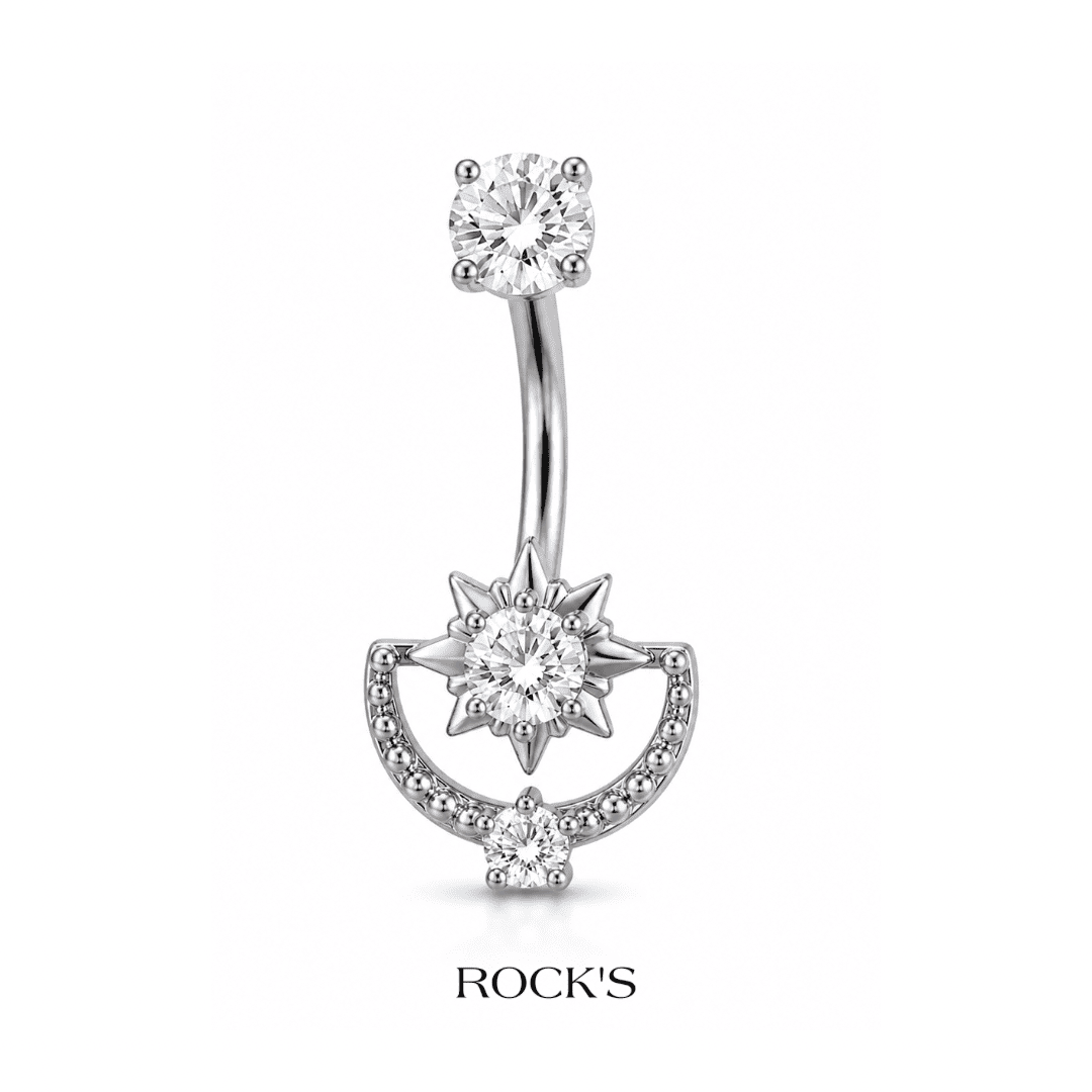 Nyssa Titanyum Göbek Piercing
