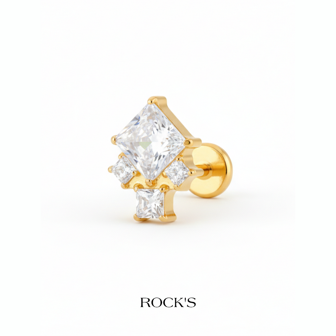 Obsidia Titanyum Piercing