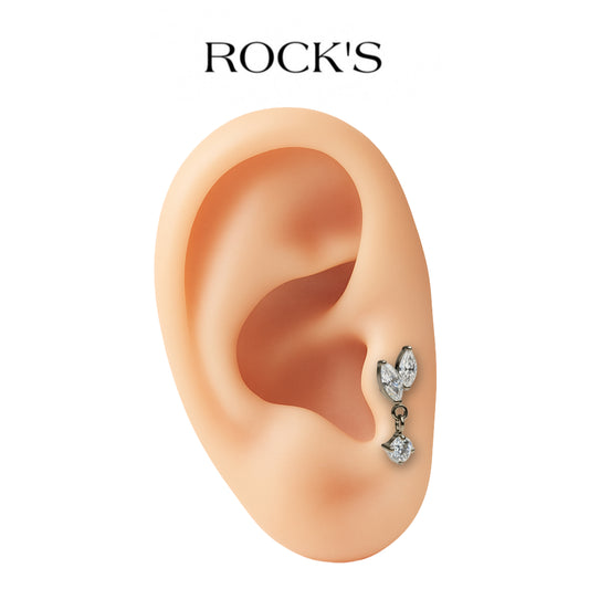 Elaris Sallantılı Titanyum Piercing