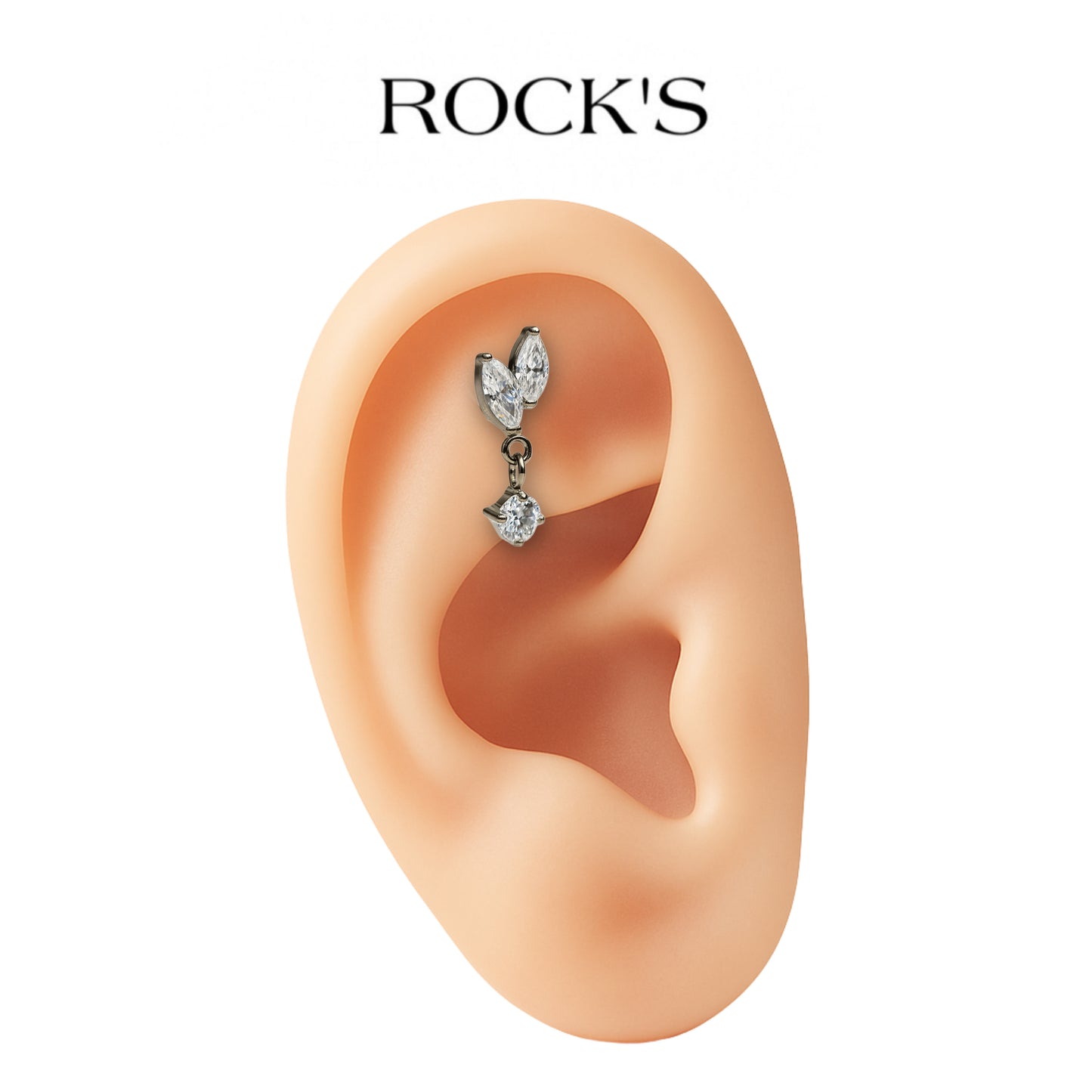 Elaris Sallantılı Titanyum Piercing