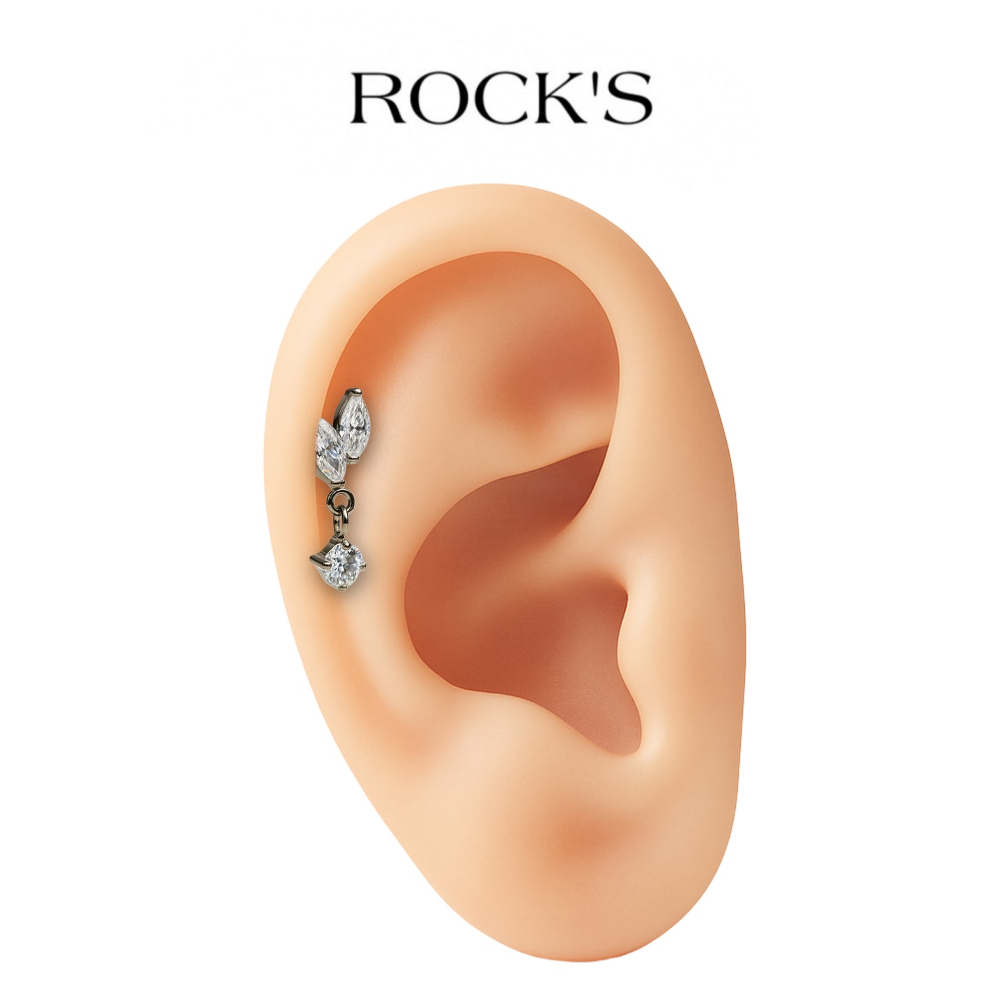 Elaris Sallantılı Titanyum Piercing