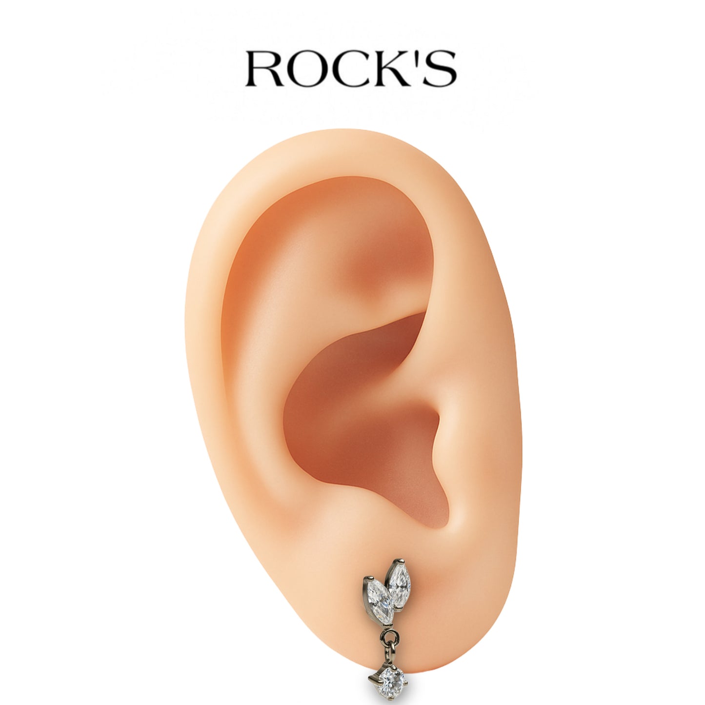Elaris Sallantılı Titanyum Piercing