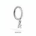 Eclipse Drop Titanyum Halka Piercing