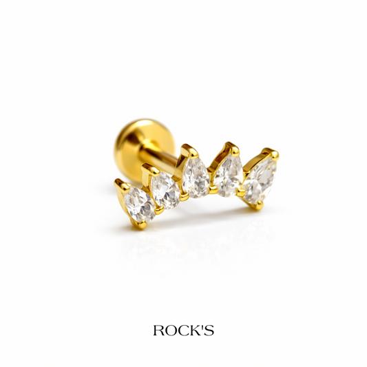 Coronet Titanyum Piercing